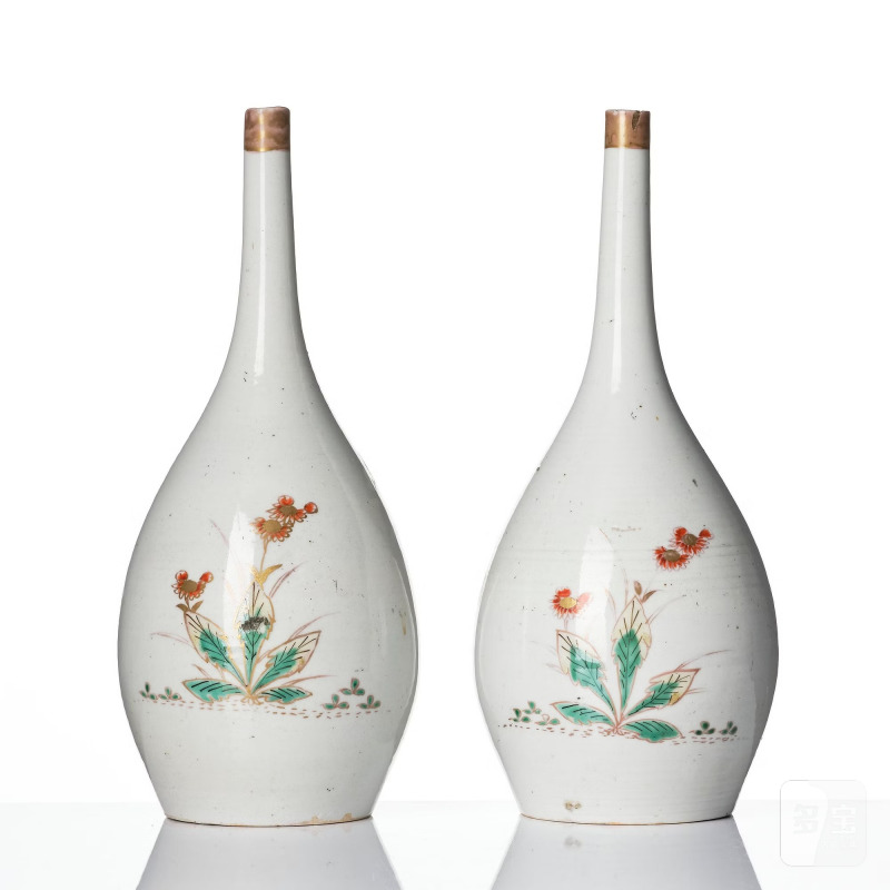 A pair of Japanese vases, - 图3